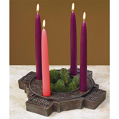 Product image for Irish Christmas - Irish Stone Advent Candleholder
