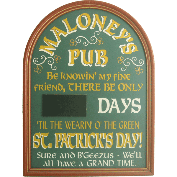 st patricks day countdown website