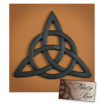 Product image for Celtic Trinity Knot Wall Hanging and Card