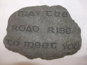 Product image for Irish Blessing Stepping Stone May The Road Rise To Meet You