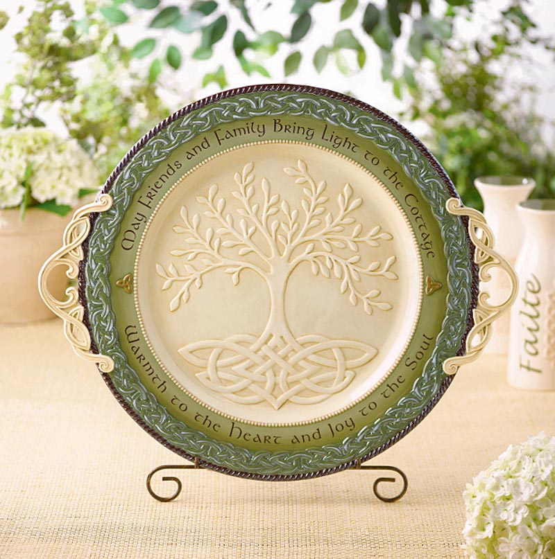 Irish Kitchen Celtic Tree of Life Platter at AM463830