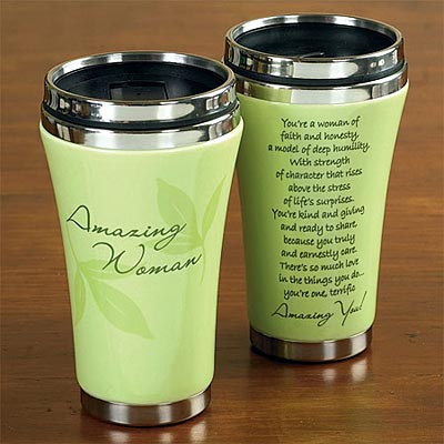Product image for 'Amazing Woman' Travel Mug
