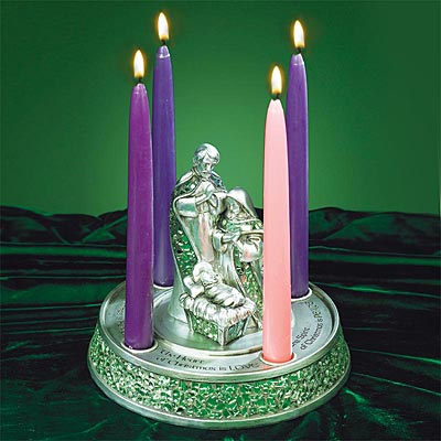 Product image for Irish Christmas - Holy Family Advent Candleholder