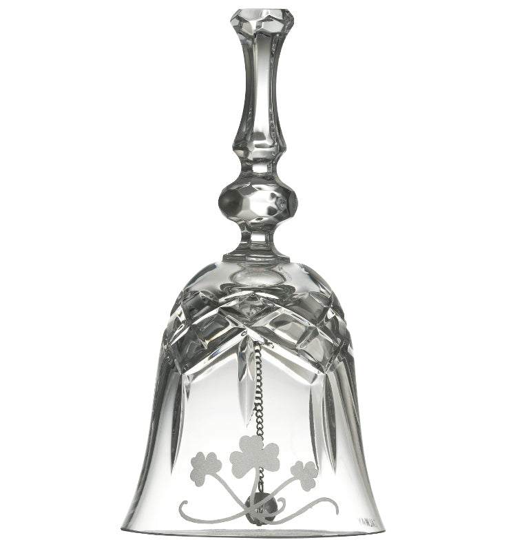 Galway Crystal Shamrock 6 inch Bell at BLK24094
