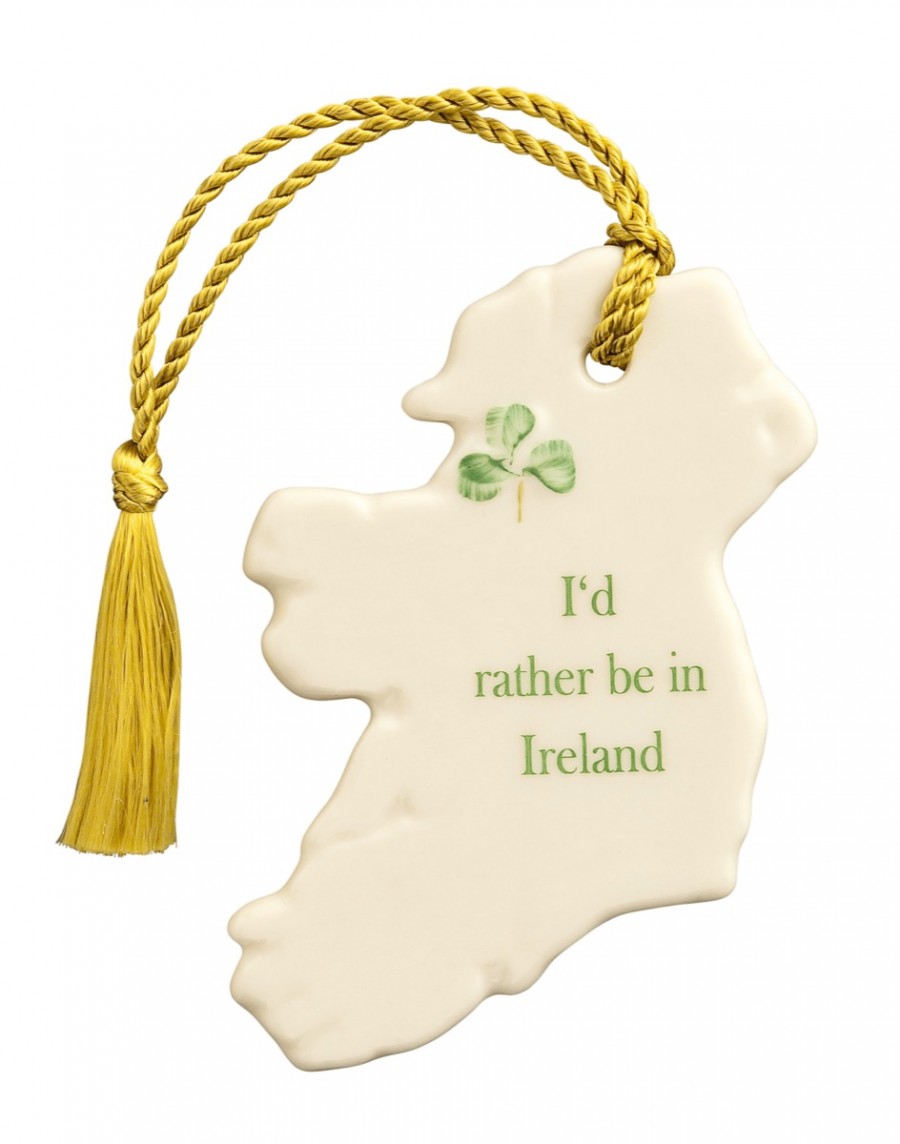 Product image for Irish Christmas - Belleek I'd Rather Be in Ireland Ornament