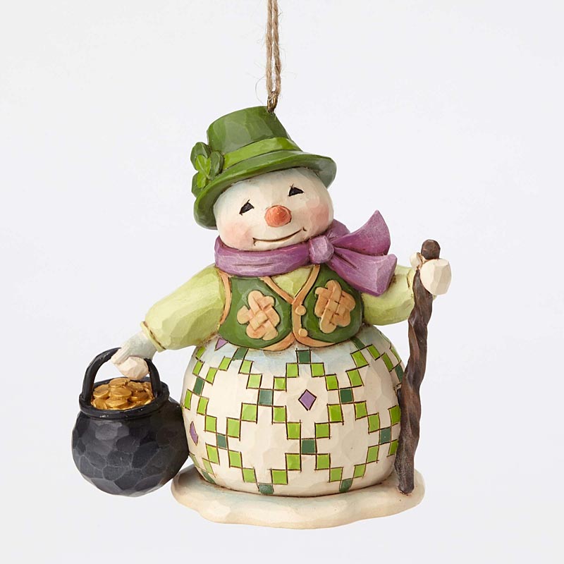 Product image for Irish Christmas - Irish Snowman Ornament
