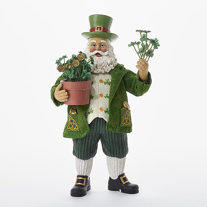 Product image for Irish Christmas - Musical Emerald Splendor Santa
