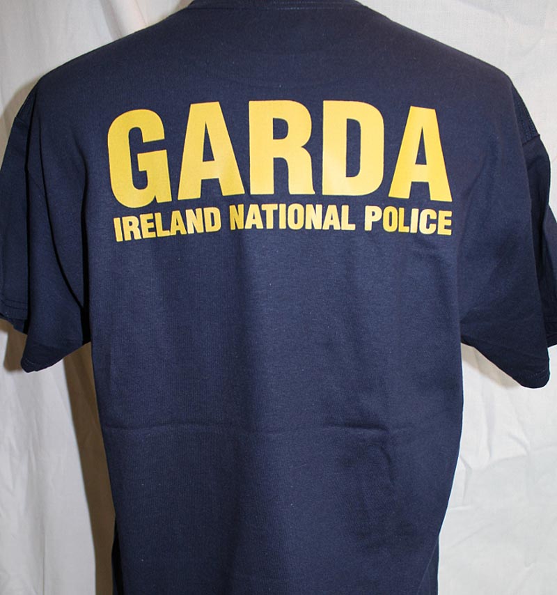 Product image for Irish T-Shirt - Garda Irish Police T-Shirt