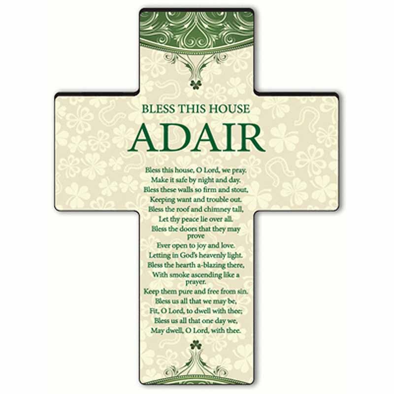 Product image for Personalized Classic Irish Cross - Bless This House
