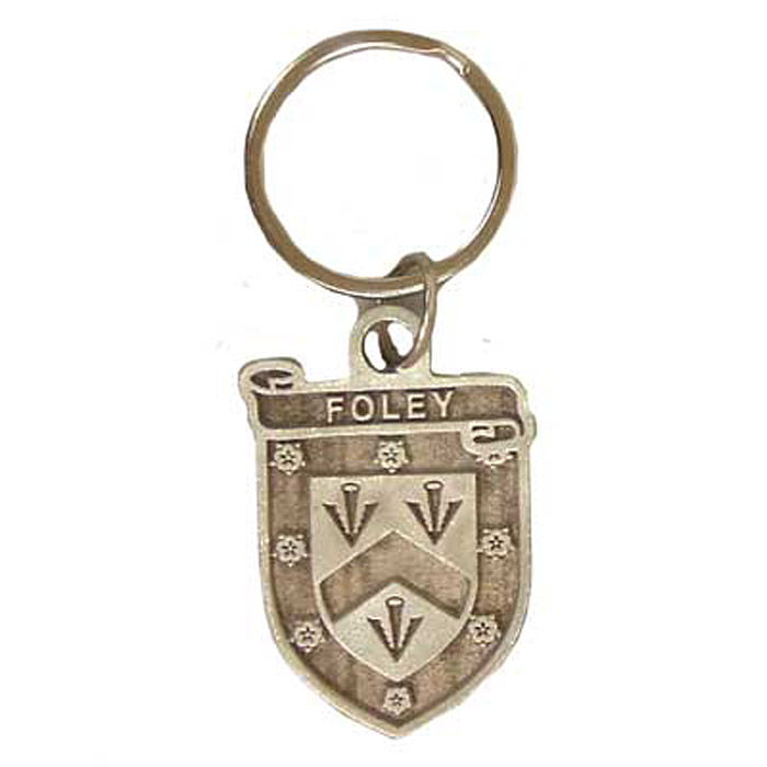 Product image for Personalized Irish Coat of Arms Key Ring