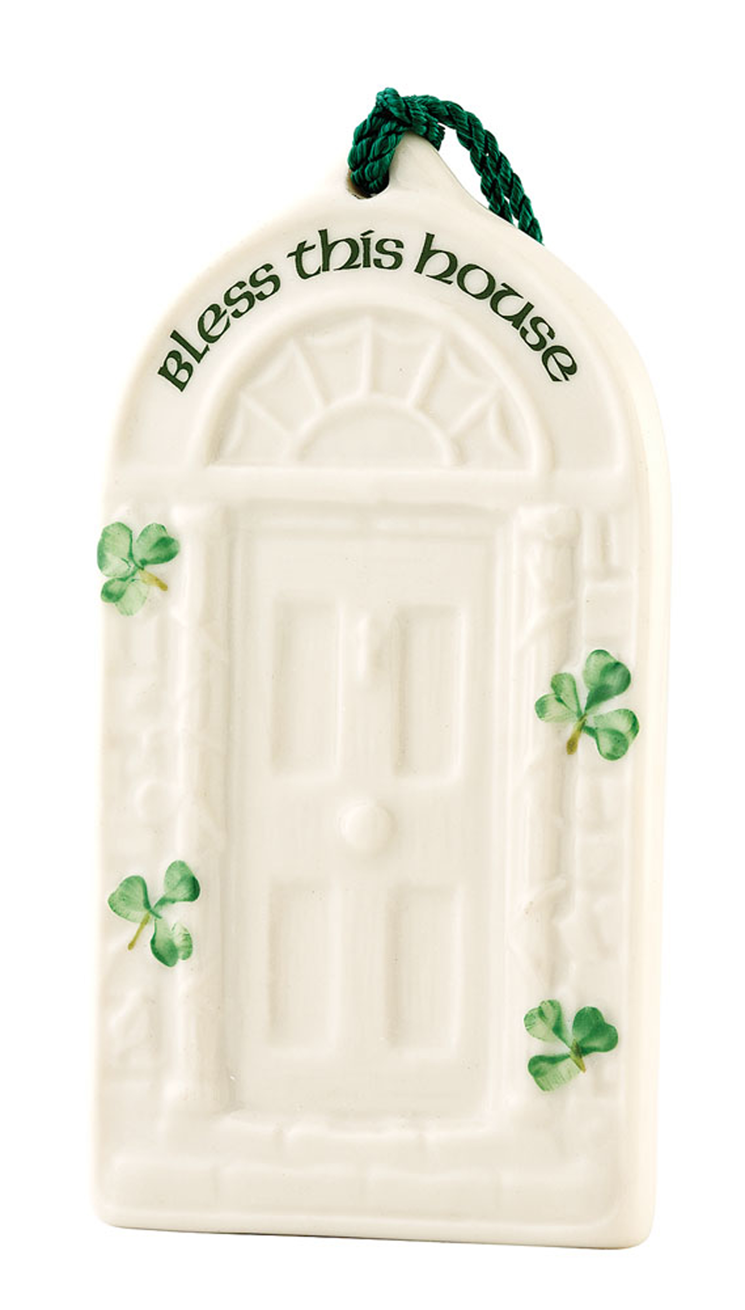 Product image for Irish Christmas - Belleek House Blessing Ornament