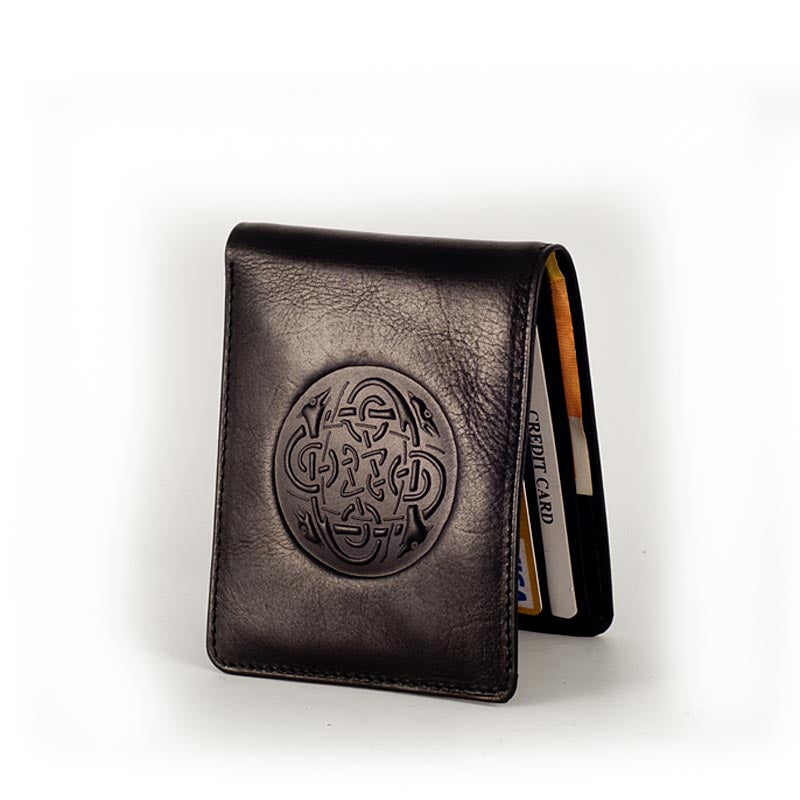 Celtic Wallet Celtic Dog Design Leather Irish Wallet at