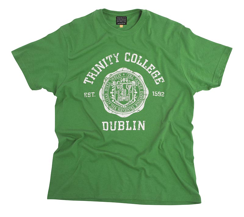 Product image for Irish T-Shirt - Trinity Wax Seal T-Shirt - Green