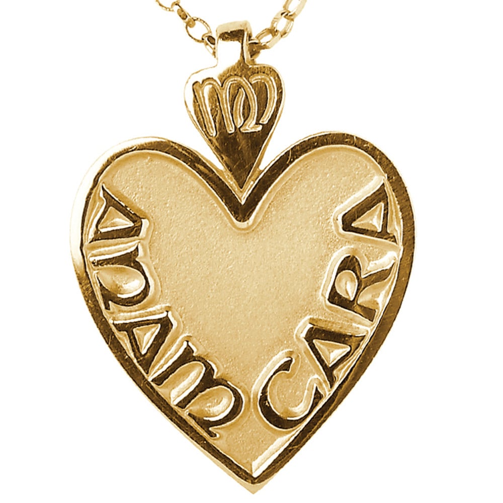 Product image for Irish Necklace - Mo Anam Cara My Soul Mate Pendant with Chain - Medium