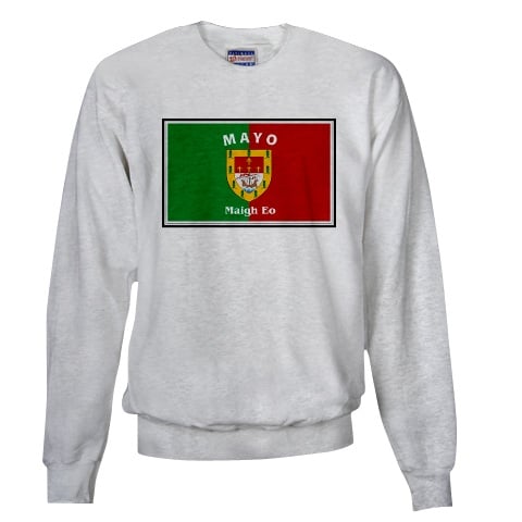 Product image for Irish Sweatshirt - Irish County Sweatshirt Full Chest - Grey