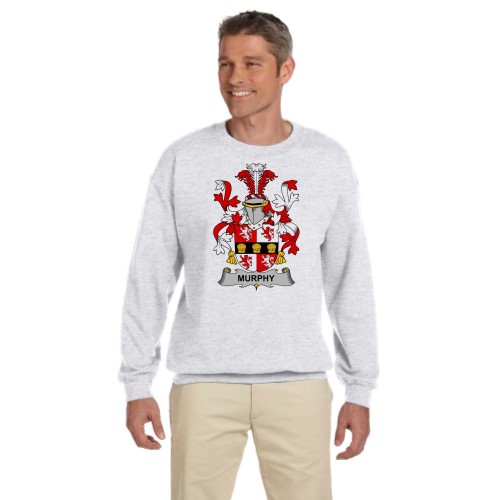 Product image for Personalized Coat of Arms Adult Crew Neck Sweatshirt