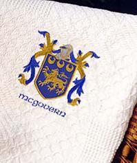 Product image for Personalized Coat of Arms Throw