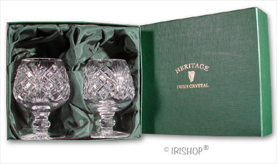 Product image for Irish Crystal - Heritage Irish Crystal Brandy Glasses (Pair)