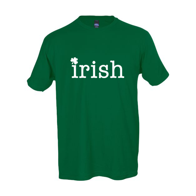 Product image for Irish T-Shirt | Irish with Shamrock Tee