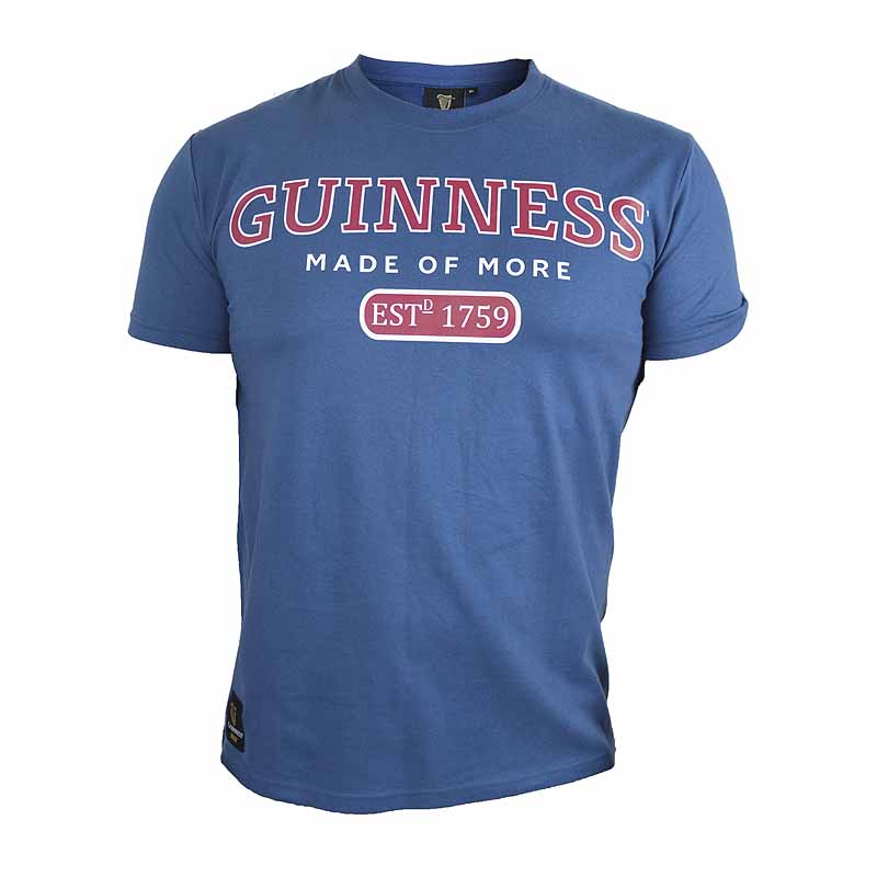 Product image for Irish T-shirts | Guinness Blue Trademark Label Tee