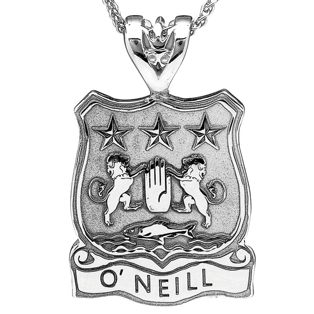 Product image for Irish Coat of Arms Jewelry Shield Necklace