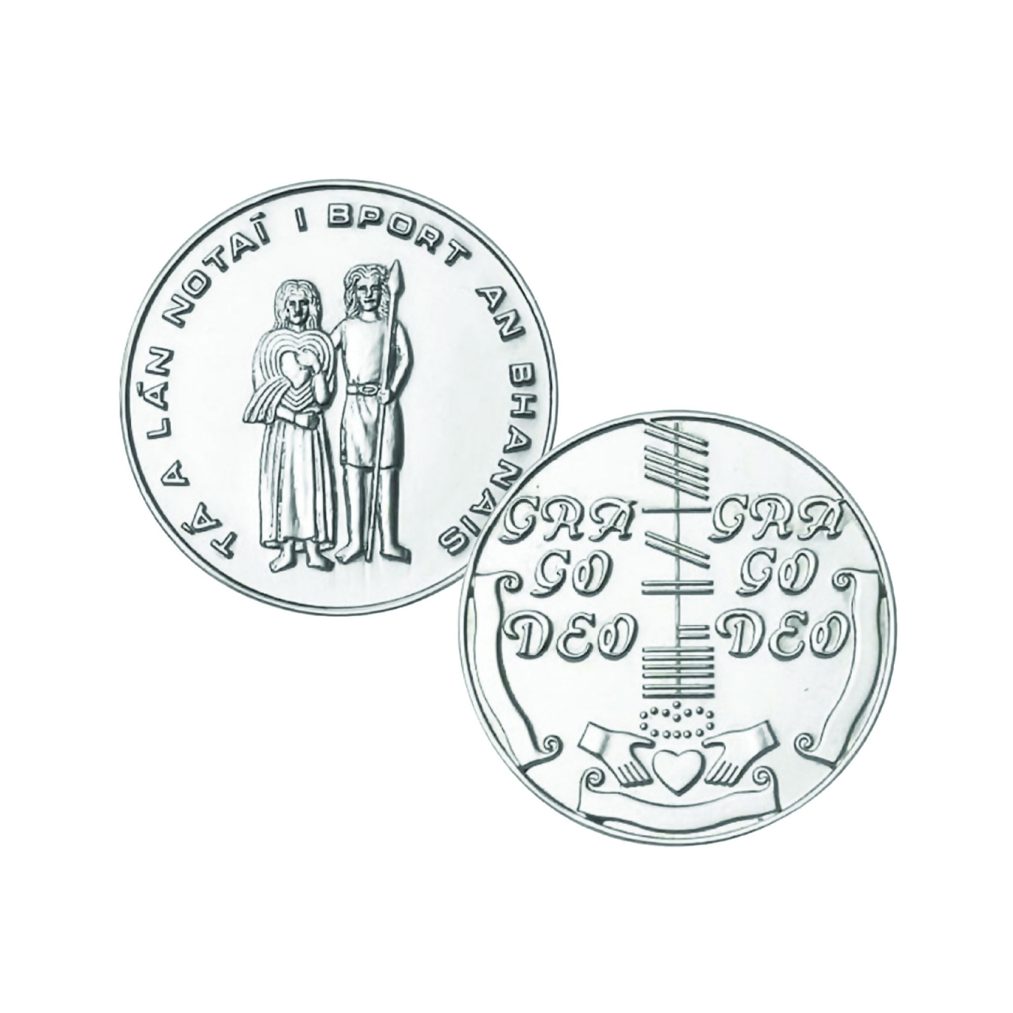 Product image for Sterling Silver Irish Wedding Coin