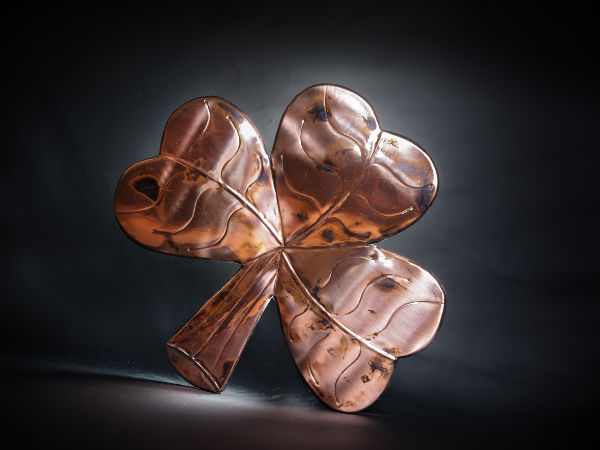 Product image for Copper Shamrock Wall Plaque