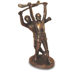 Product image for Rynhart Bronze Sculpture - Clash of The Ash Sculpture by Jeanne Rynhart