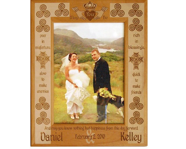 Product image for Personalized Irish Marriage Blessing Frame