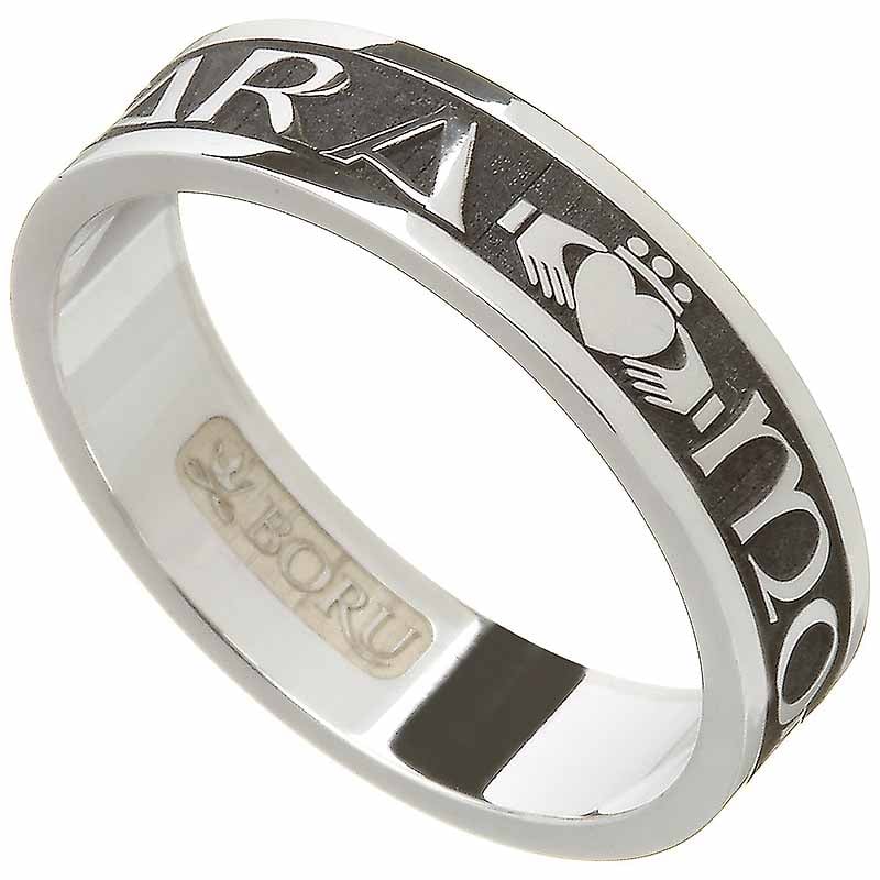 Product image for Irish Rings - Ladies Sterling Silver Mo Anam Cara Ring 'My Soul Mate' Ring