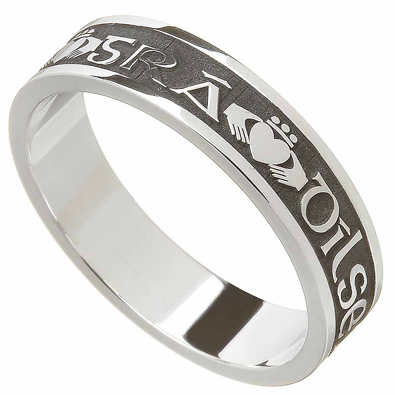 Product image for Claddagh Ring - Ladies Gra Dilseacht Cairdeas 'Love, Loyalty, Friendship' Irish Wedding Ring