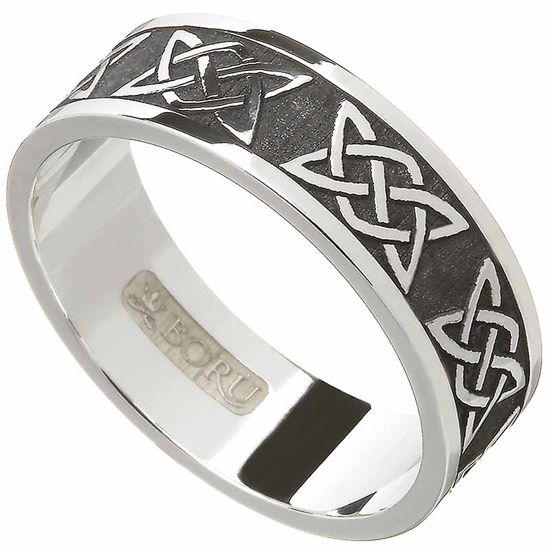 Product image for Irish Ring - Men's Lovers Knot Wedding Band