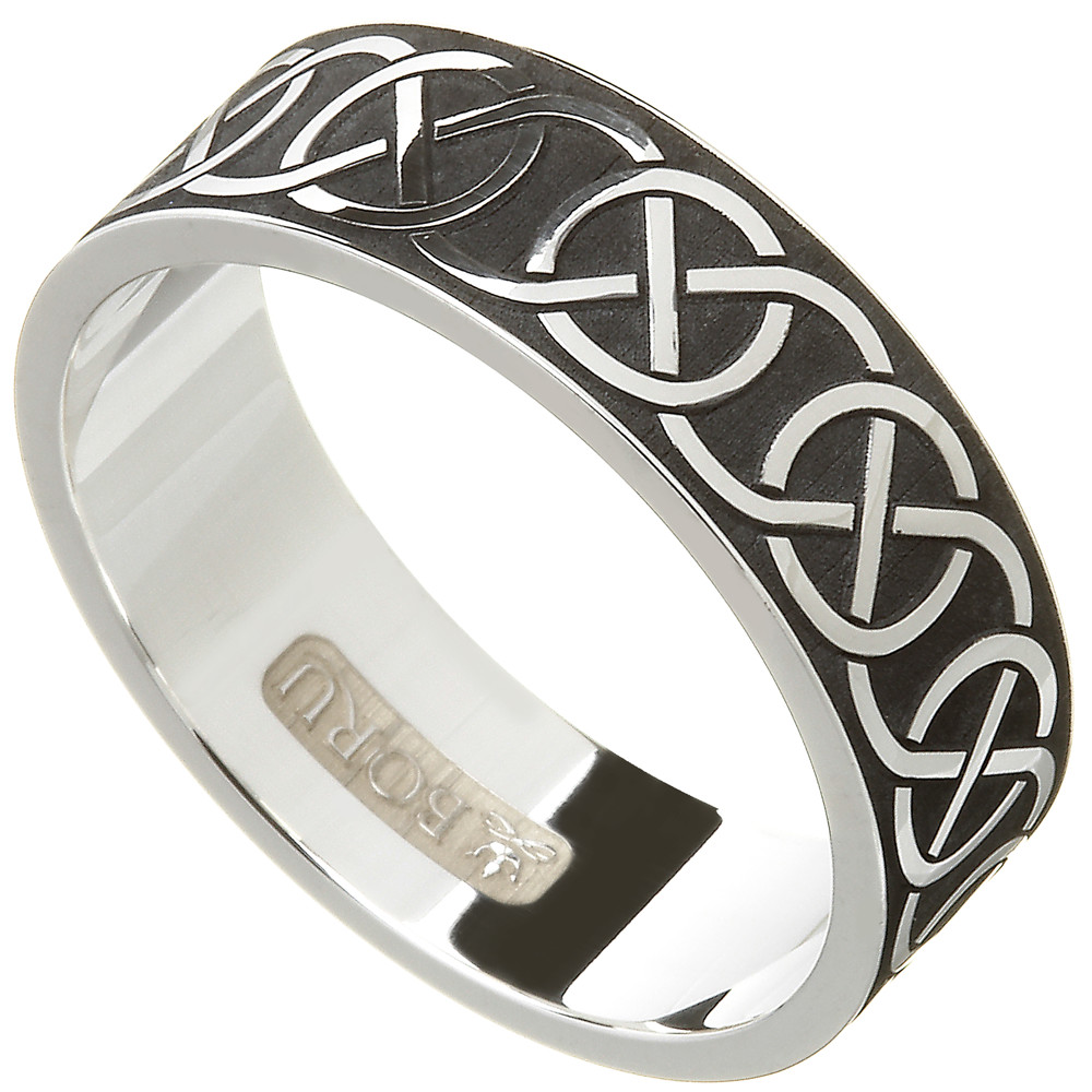 Product image for Celtic Ring - Men's Celtic Circle Knot Wedding Ring