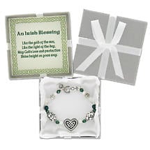 Alternate image for Irish Necklace - Irish Blessing Bracelet / Necklace
