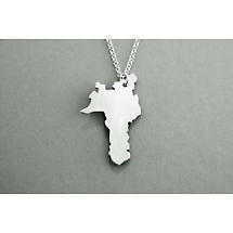Alternate image for Irish Necklace - Sterling Silver Counties of Ireland Pendant with Chain