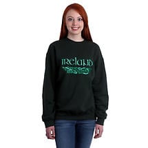 Ireland Dragons Embroidered Sweatshirt - Forest Green Product Image