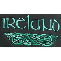 Alternate image for Ireland Dragons Embroidered Hooded Sweatshirt - Forest Green