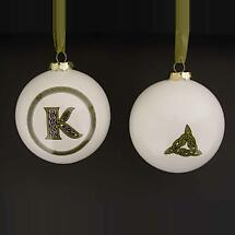 Irish Ornament - Letter Ball Ornaments Product Image