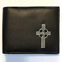 Irish Wallet - Celtic Cross Leather Wallet Product Image