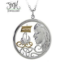 Alternate image for Irish Necklace - Sterling Silver 'The Pirate Queen' Pendant