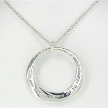 Irish Necklace - Irish Blessing Mobius Necklace Product Image