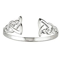 Celtic Bangle - Sterling Silver Celtic Knot Bangle Product Image