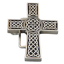 Celtic Knot Cross Belt Buckle Product Image