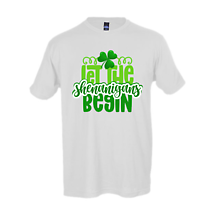 Alternate image for Irish T-Shirt | Let The Shenanigans Begin Tee