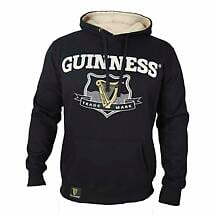 Irish Sweatshirts | Guinness Black Hooded Sweatshirt Product Image