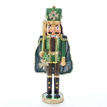 Irish Christmas | Shamrock Nutcracker with Cape Figurine Product Image