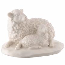 Alternate image for Belleek Pottery | Irish Sheep & Lamb Ornament