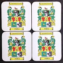 Irish Coat of Arms Family Crest Coasters | Set of 4 Product Image