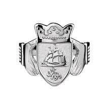 Alternate image for Irish Coat of Arms Jewelry | Ladies Claddagh Ring