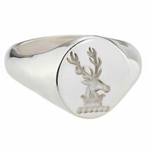 Irish Rings - Sterling Silver Coat of Arms Ring and Wax Seal - Medium Product Image